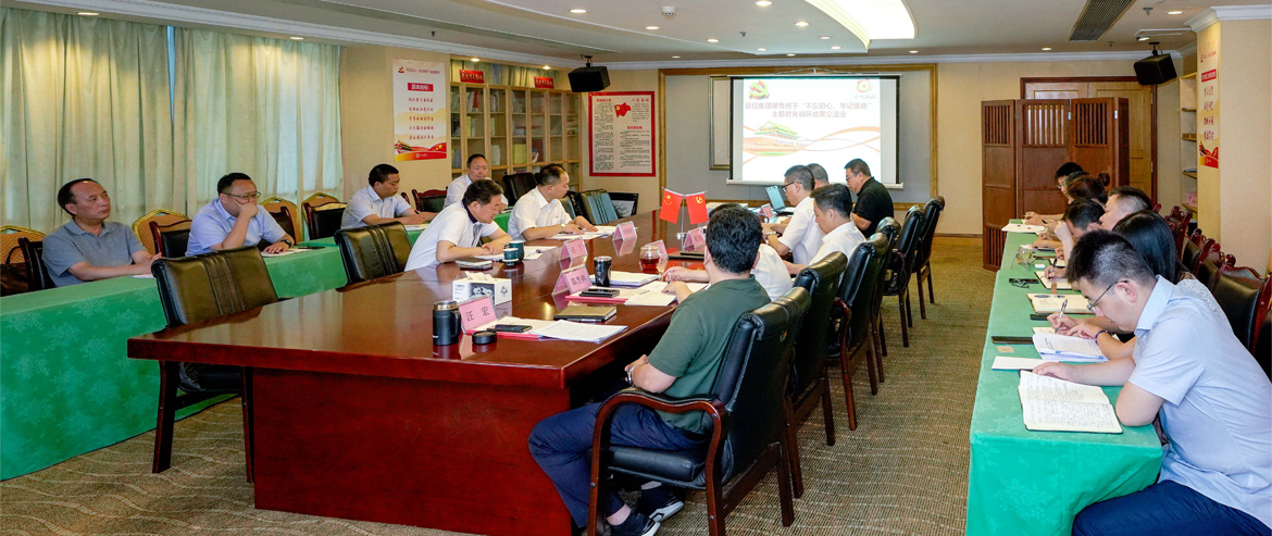 尊龙凯时集团领导班子召开“不忘初心、牢记使命”主题教育调研成果交流会