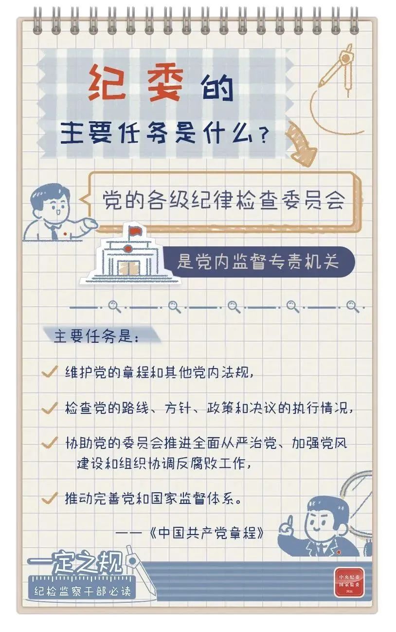 一定之规：纪委的主要任务是什么？